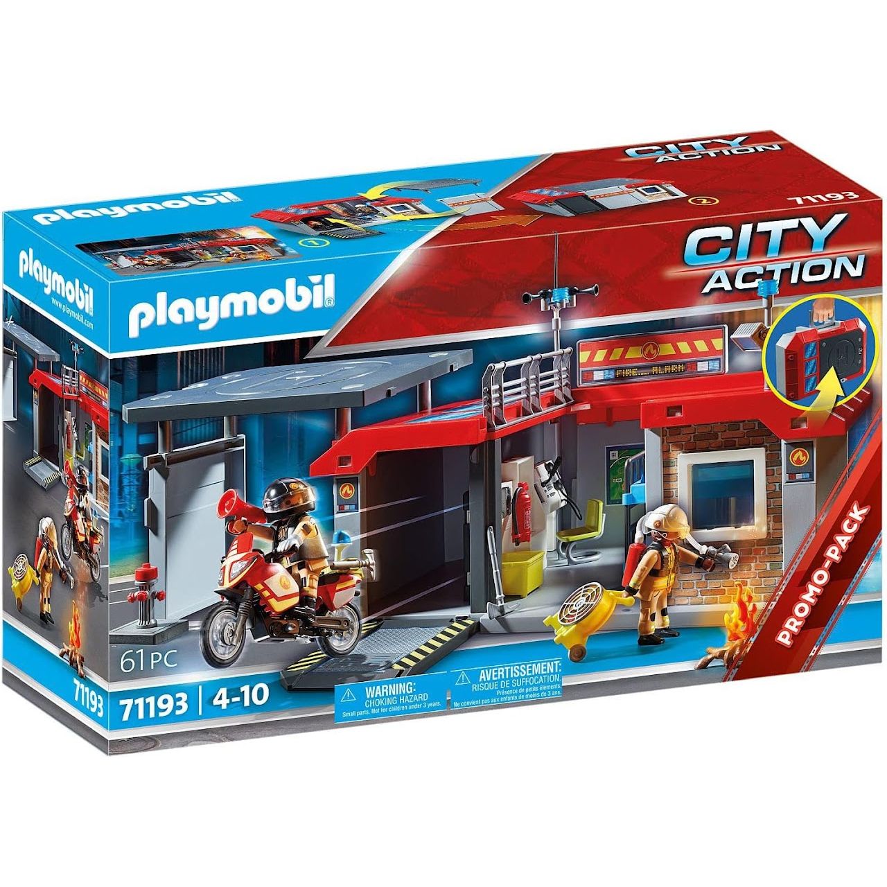 Playmobil City Action Take Along Fire Station