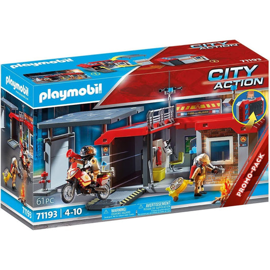 Playmobil City Action Take Along Fire Station