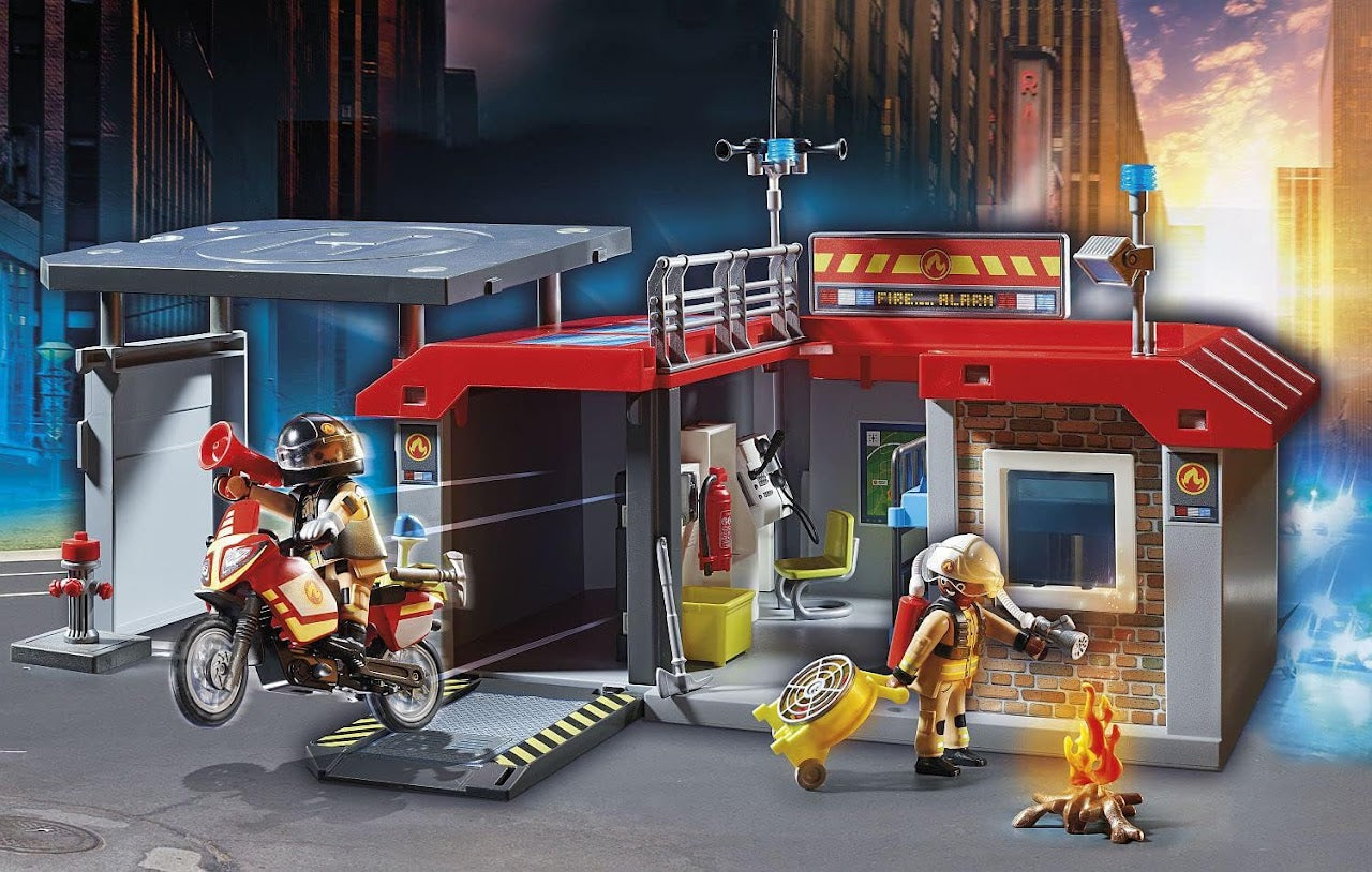 Playmobil City Action Take Along Fire Station