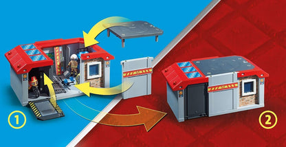 Playmobil City Action Take Along Fire Station