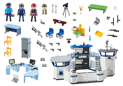 Playmobil City Action Police Headquarters With Prison