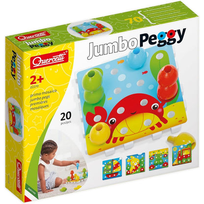 Quercetti Jumbo Peggy 20 Pieces