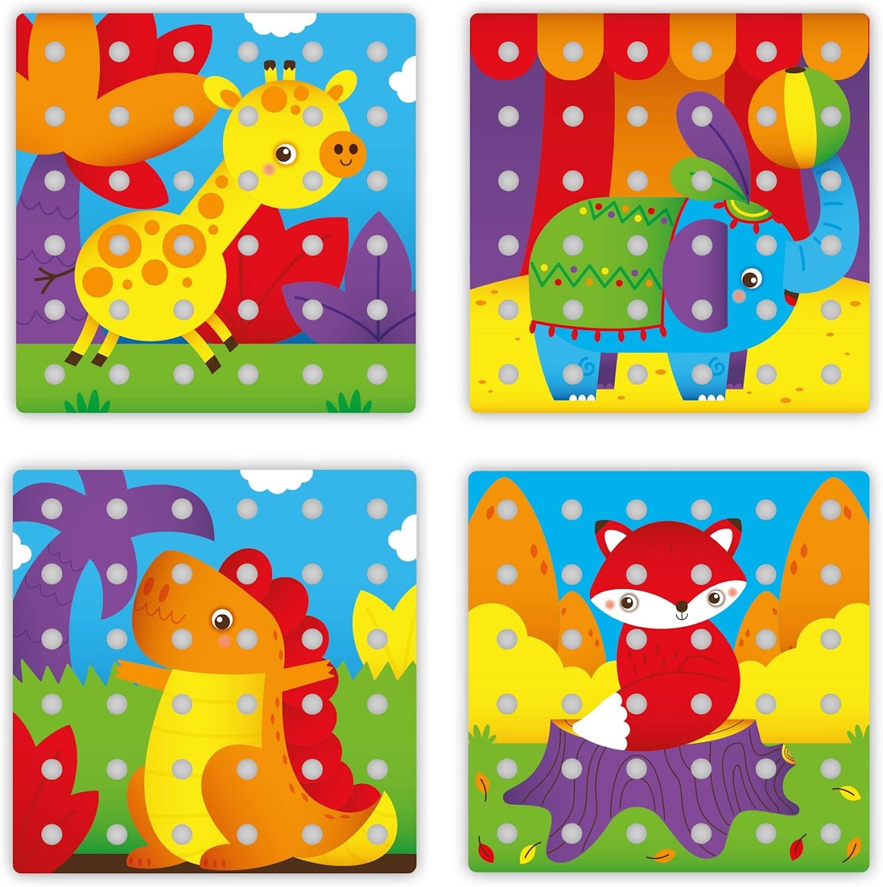 Quercetti Jumbo Peggy 45 Pieces