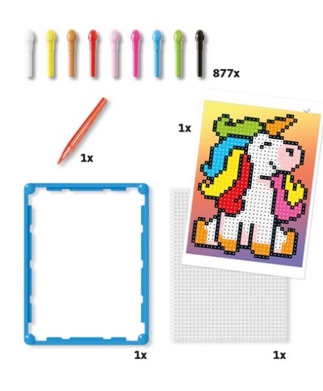 Quercetti Pixel Art Unicorn