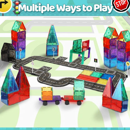 Playmags Road Set - 50 Pieces