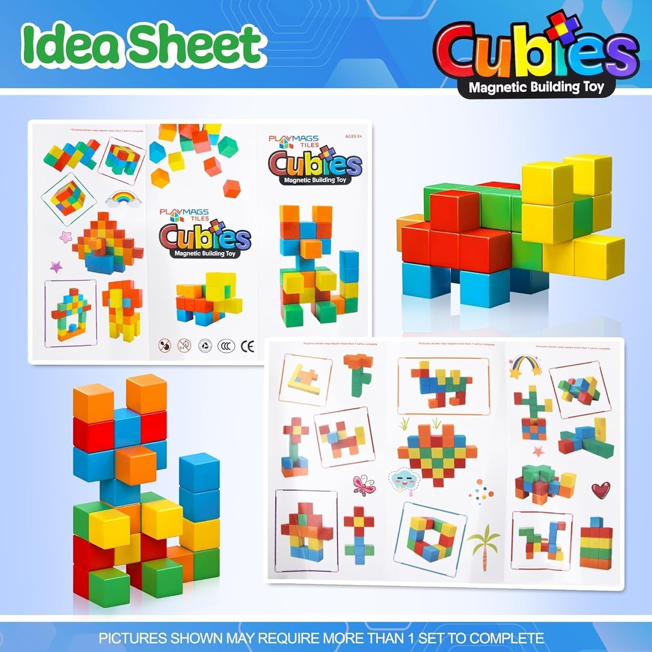 Playmags Cubies (Various Sizes)