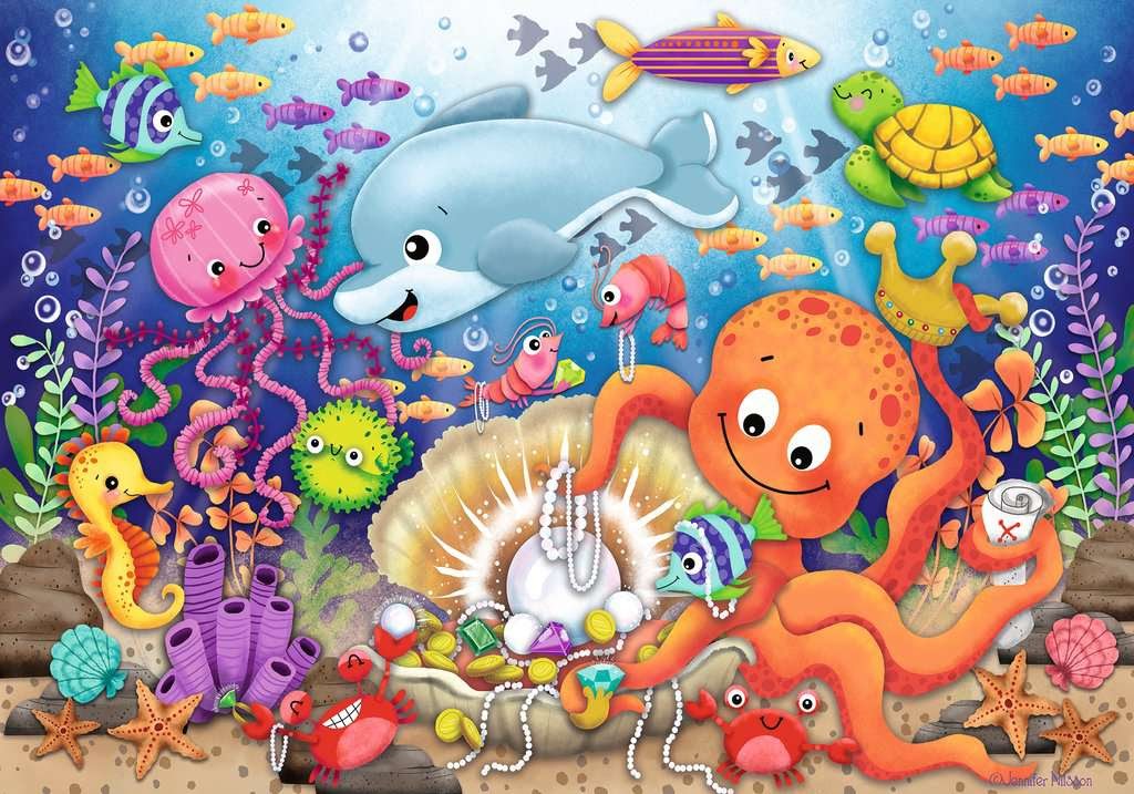 Fishie's Fortune Giant Floor Puzzle 24 Pieces