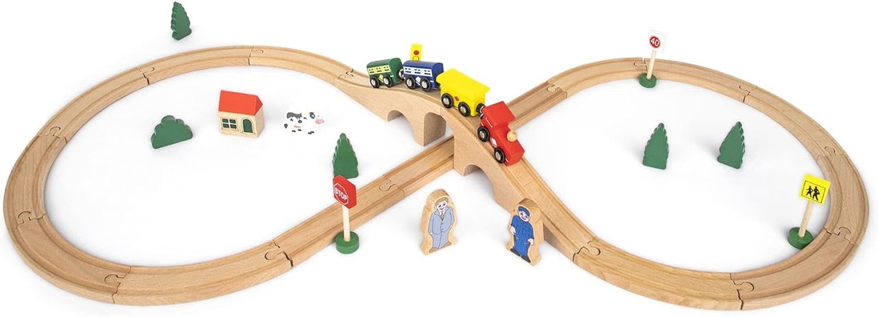 Wooden Train Set - Various Sizes