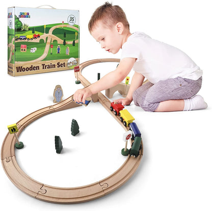 Wooden Train Set - Various Sizes