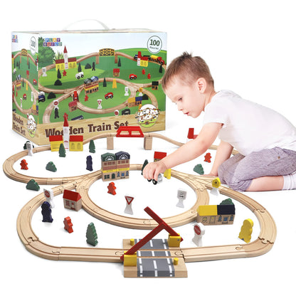 Wooden Train Set - Various Sizes