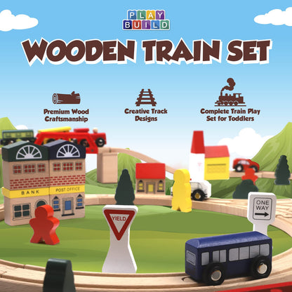 Wooden Train Set - Various Sizes