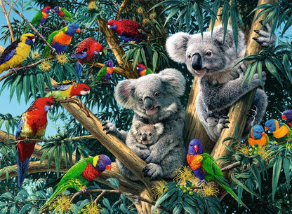 Koalas in a Tree Puzzle 500 Pieces