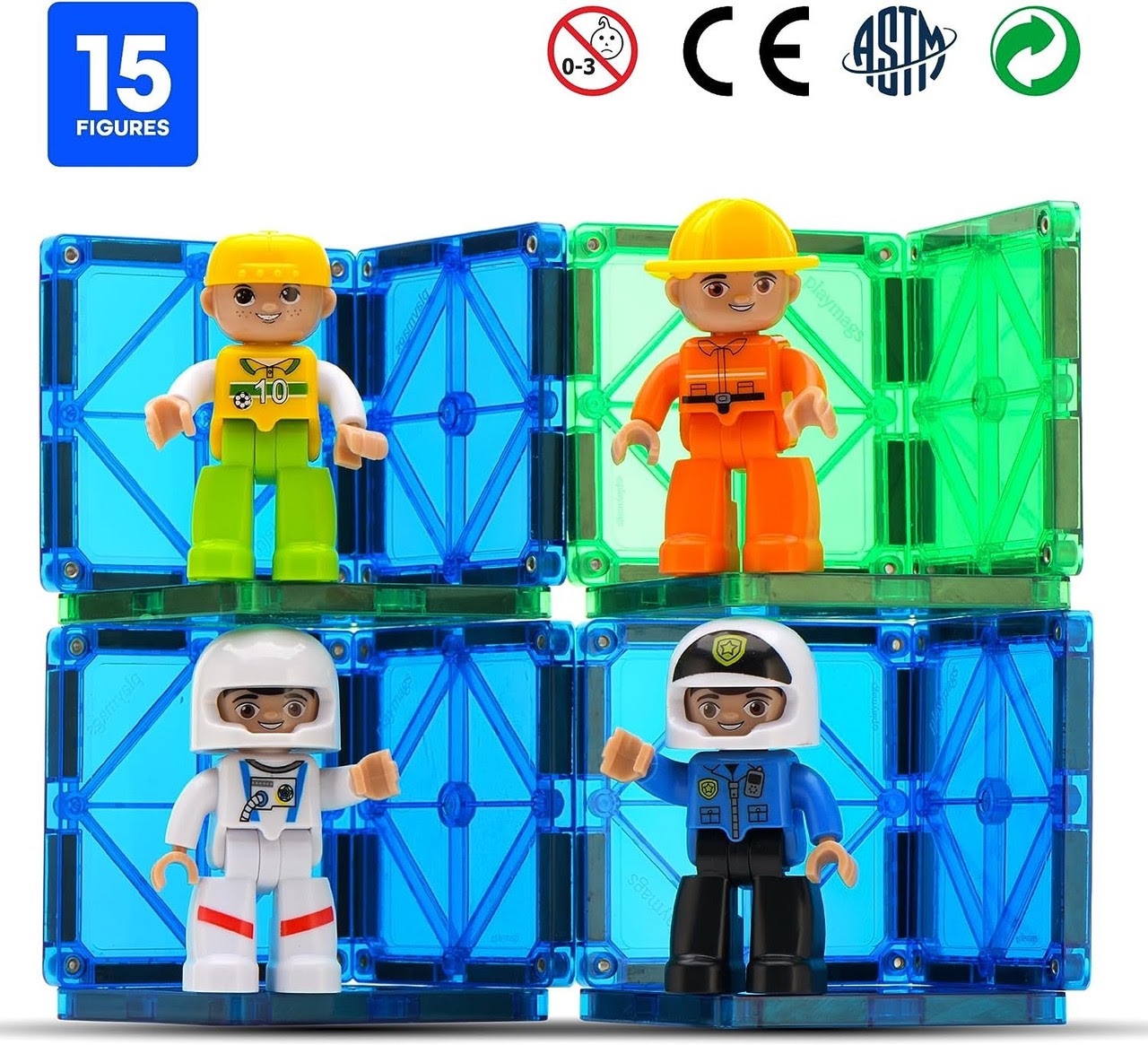 Playmags Large Magnetic Figures