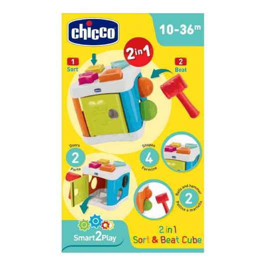 Chicco 2 in 1 Sort & Beat Cube