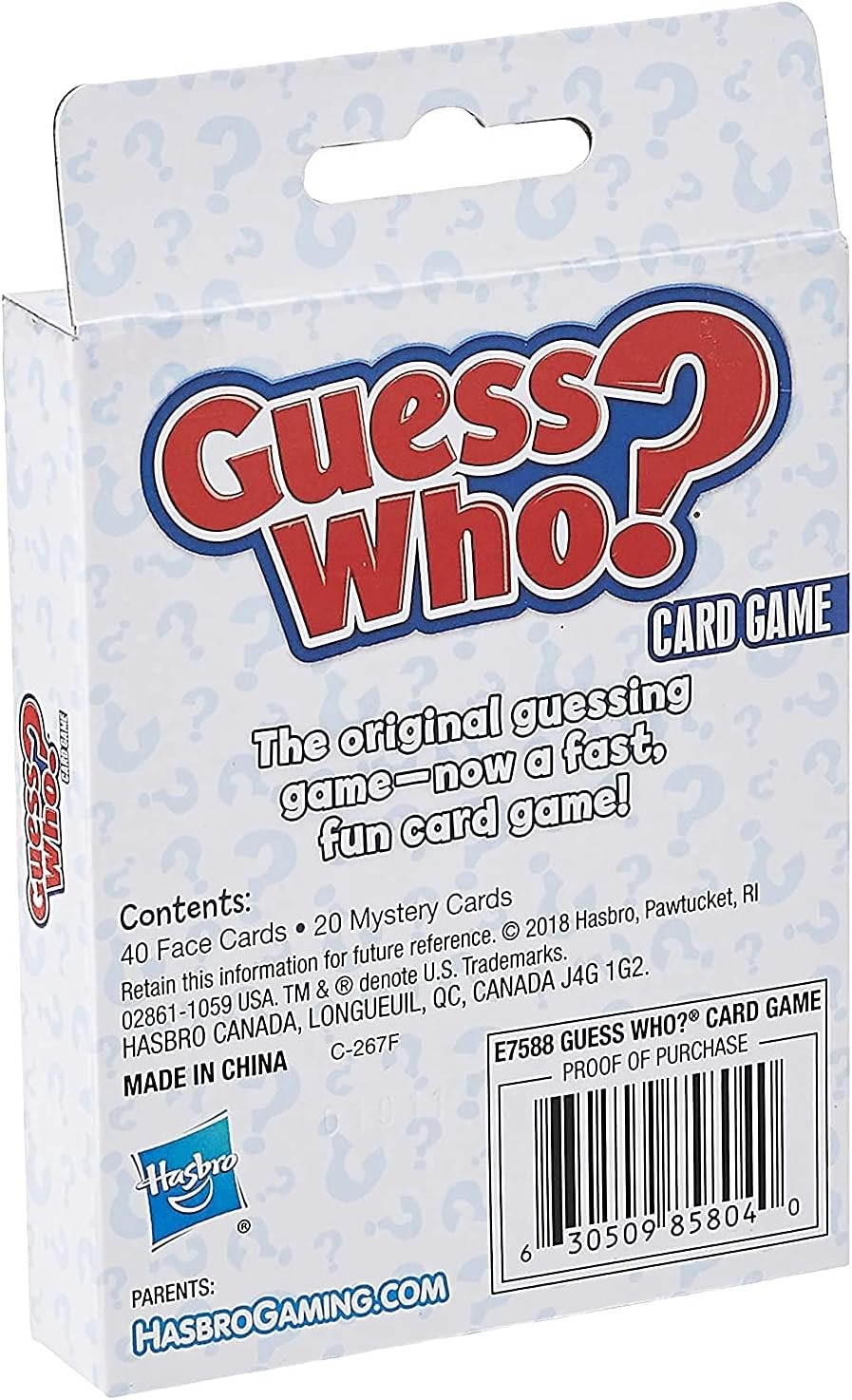 Guess Who? Card Game