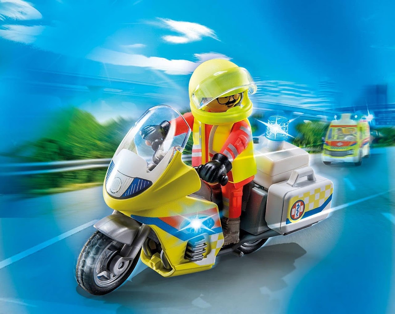 Playmobil City Life Emrgency Motorcycle