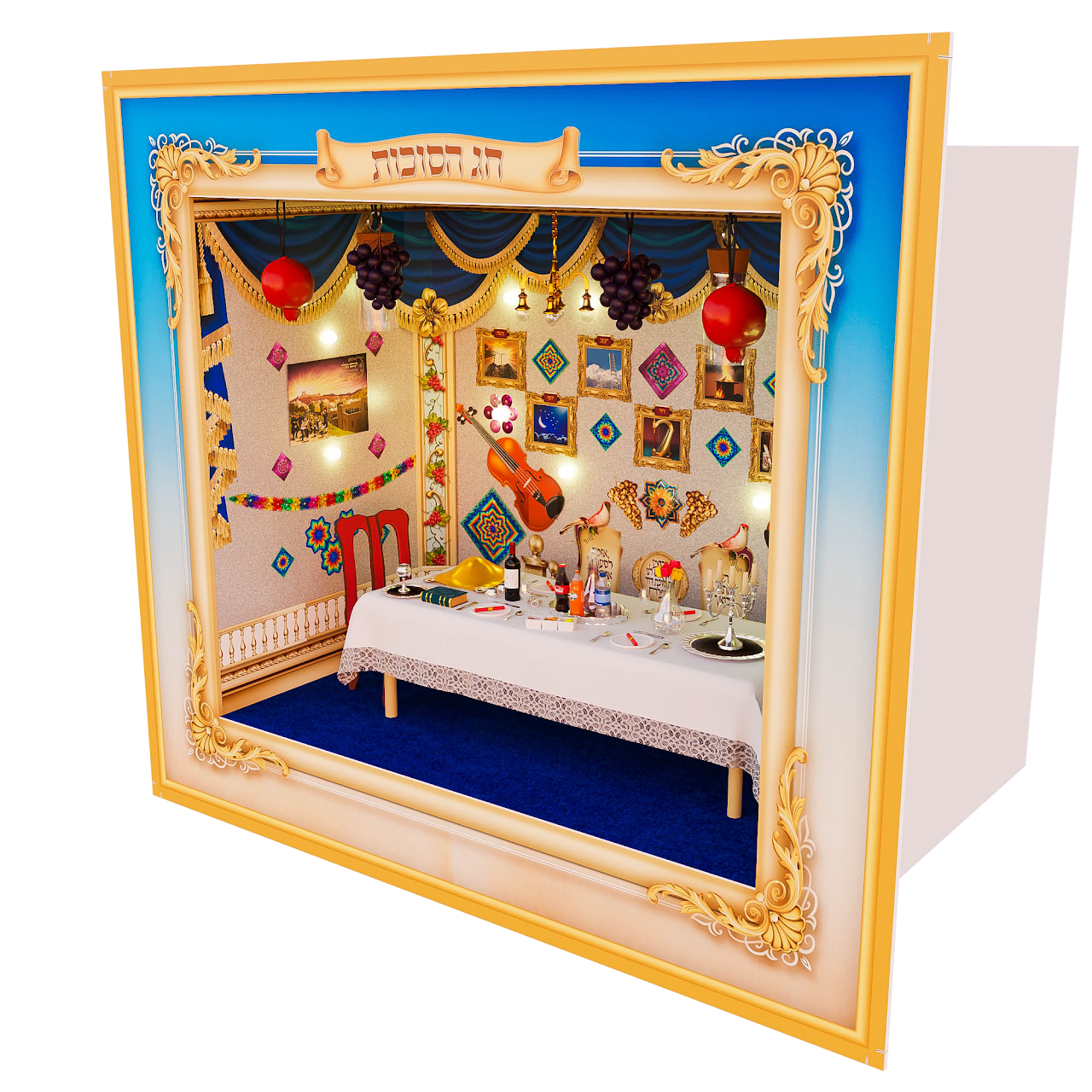3D Sukkah Art