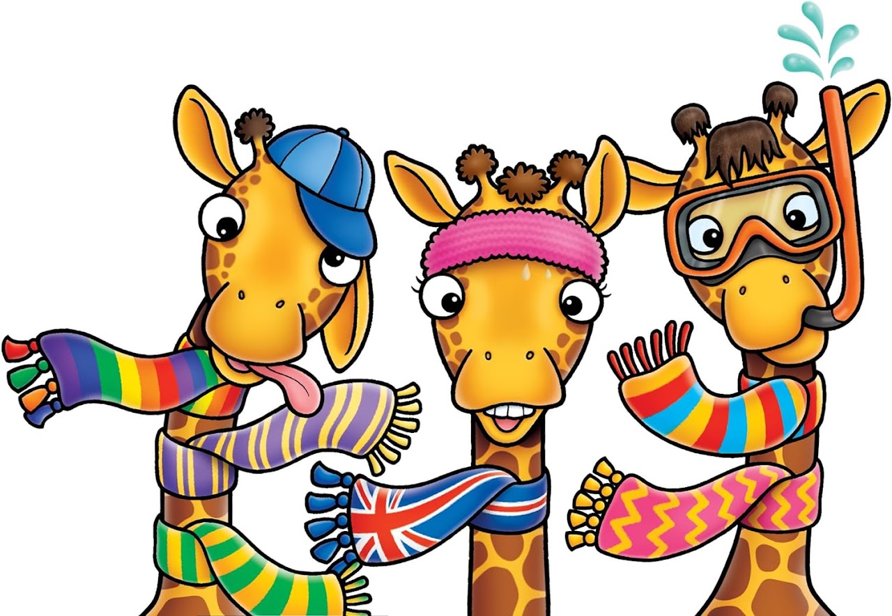 Orchard Giraffes in Scarves