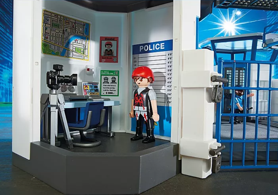 Playmobil City Action Police Headquarters With Prison