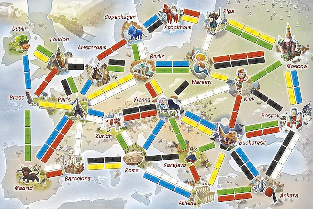 Ticket To Ride Europe - First Journey