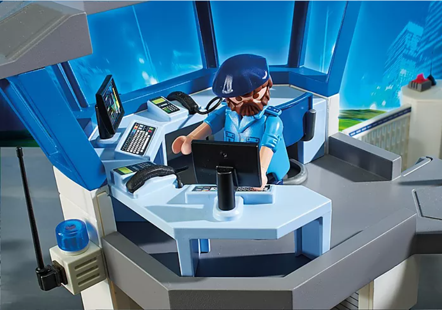 Playmobil City Action Police Headquarters With Prison