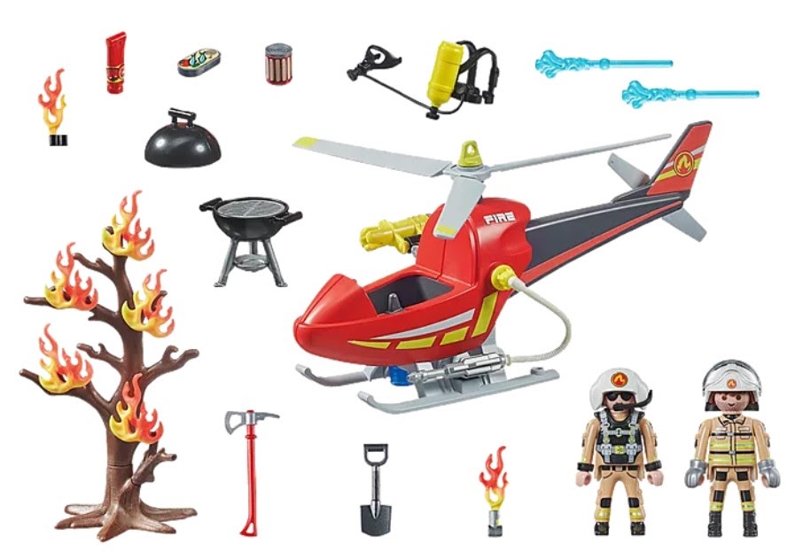 Playmobil City Action Fire Helicopter