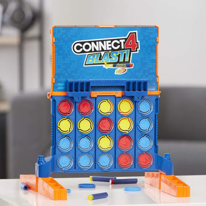 Connect 4 Blast with Nerf Blasters