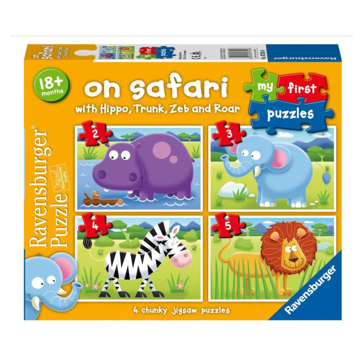 On Safari 4 in 1 Puzzle
