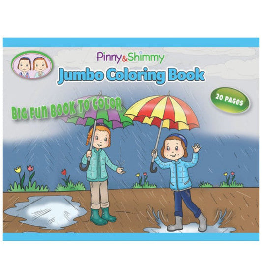 Pinny & Shimmy Jumbo Colouring Book
