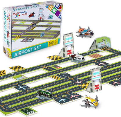 Playmags Airport Set 100 Pieces