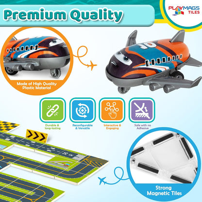 Playmags Airport Set 100 Pieces