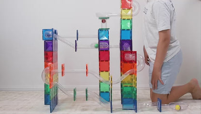 Connetix Marble Run 92 Piece Ball Run