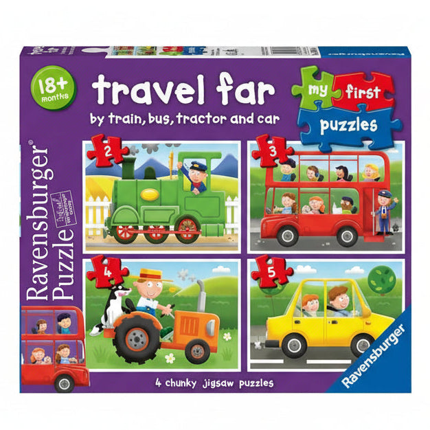 Travel Far 4 in 1 Puzzle