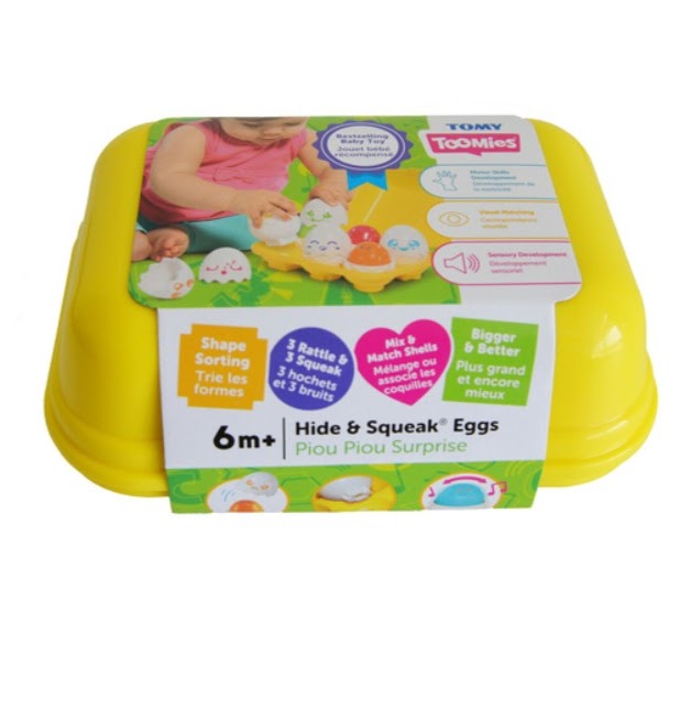 Toomies Hide & Squeak Eggs