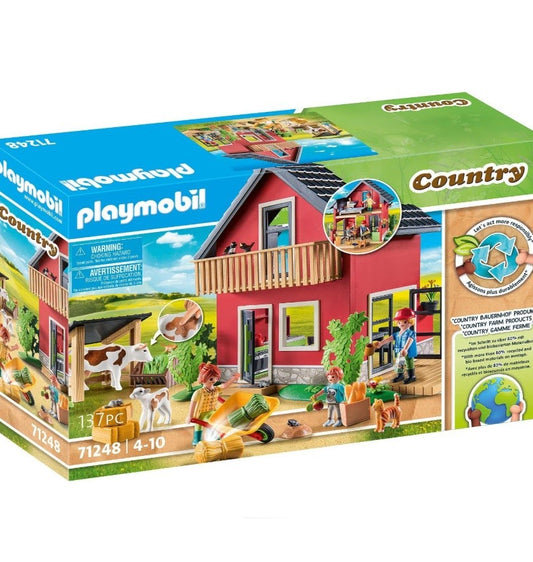 Playmobil Country Farmhouse With Outdoor Area