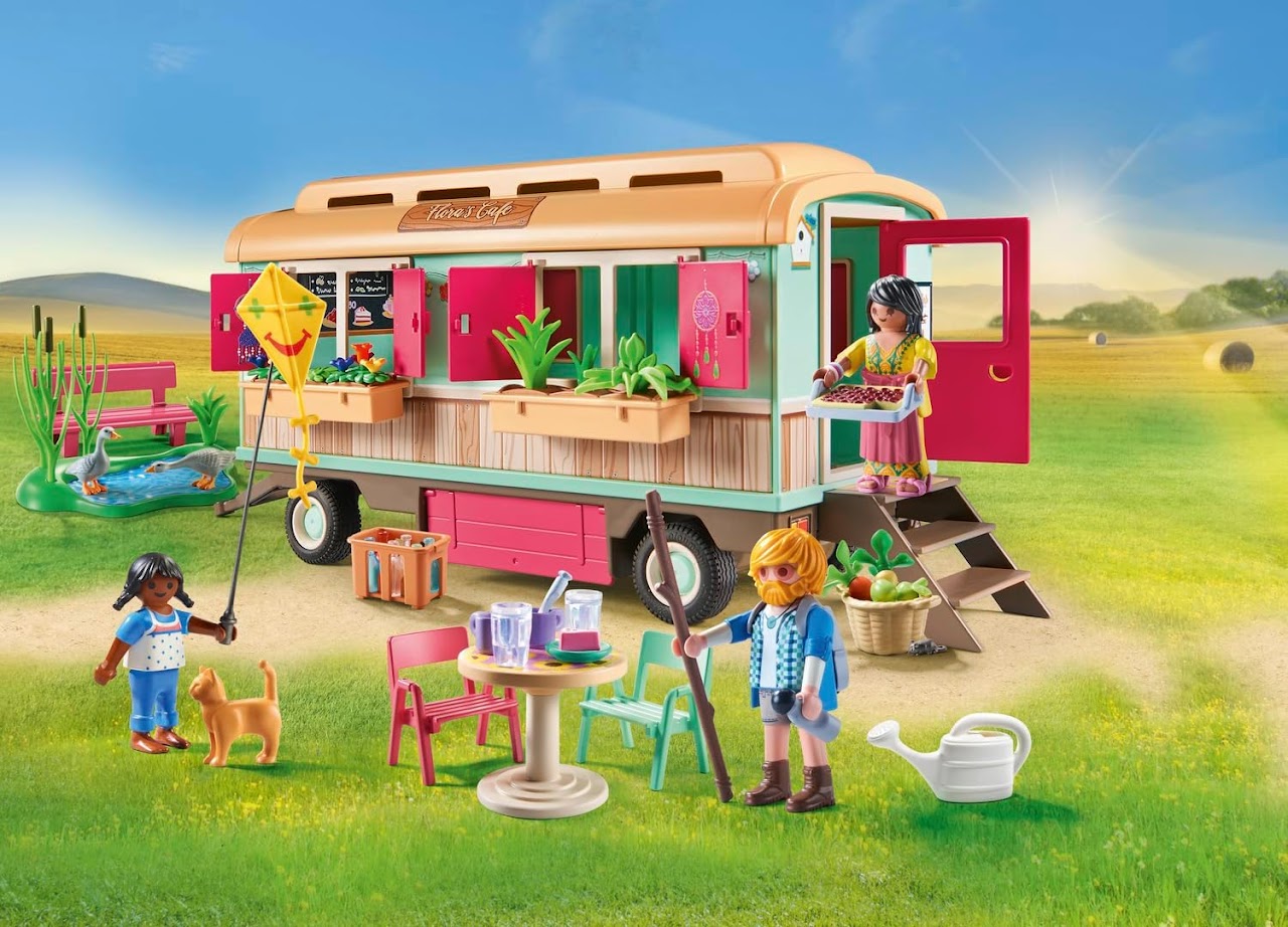 Playmobil Country Cosy Cafe With Vegetable Garden