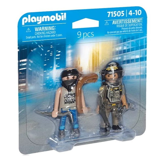 Playmobil Duo Pack Tactical Police With Thief
