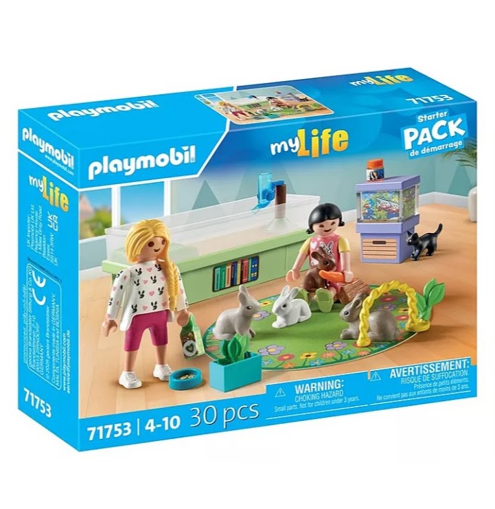Playmobil My Life Starter Pack Rabbit Family