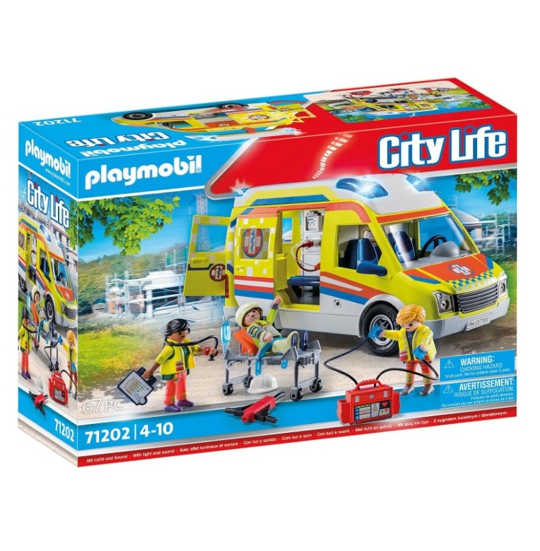 Playmobil City Life Ambulance With Lights & Sound